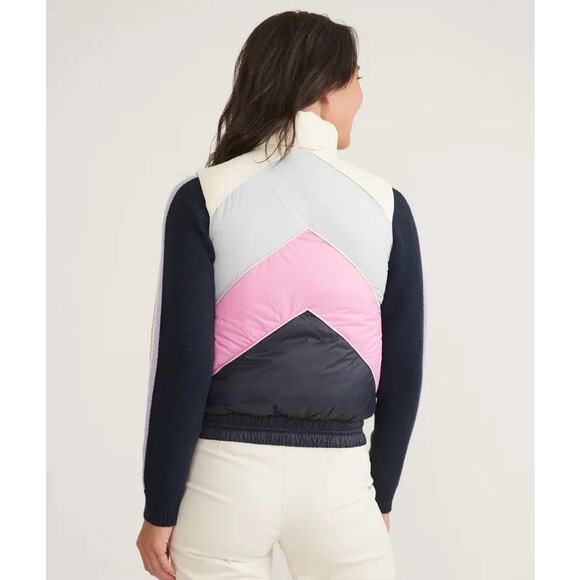 Marine Layer Antuco Archive reversible puffer vest colorblock water resistant M - Picture 12 of 12